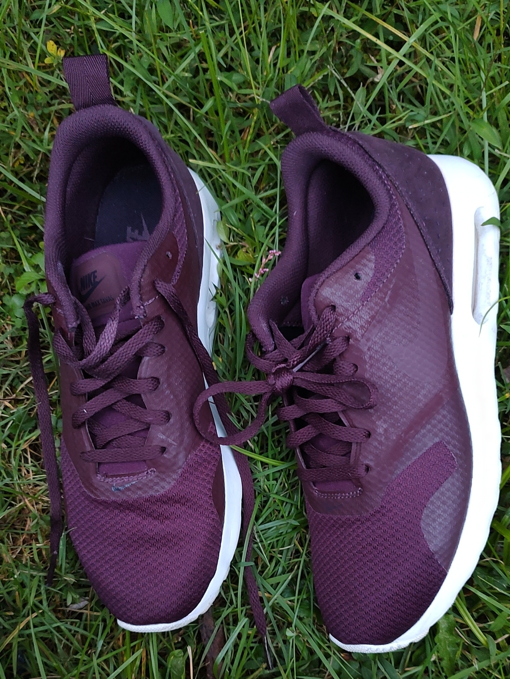 Nike Air Max Maroon Burgundy Lightweight Athletic Sneakers Size 8